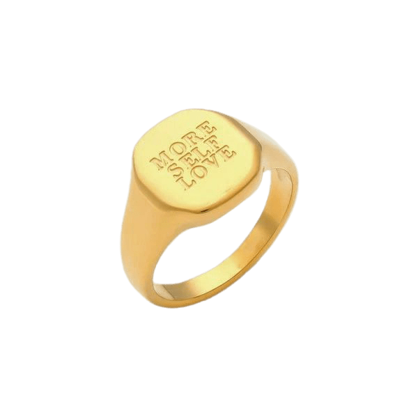 “Self Love" Signet Ring