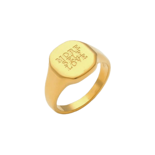 “Self Love" Signet Ring