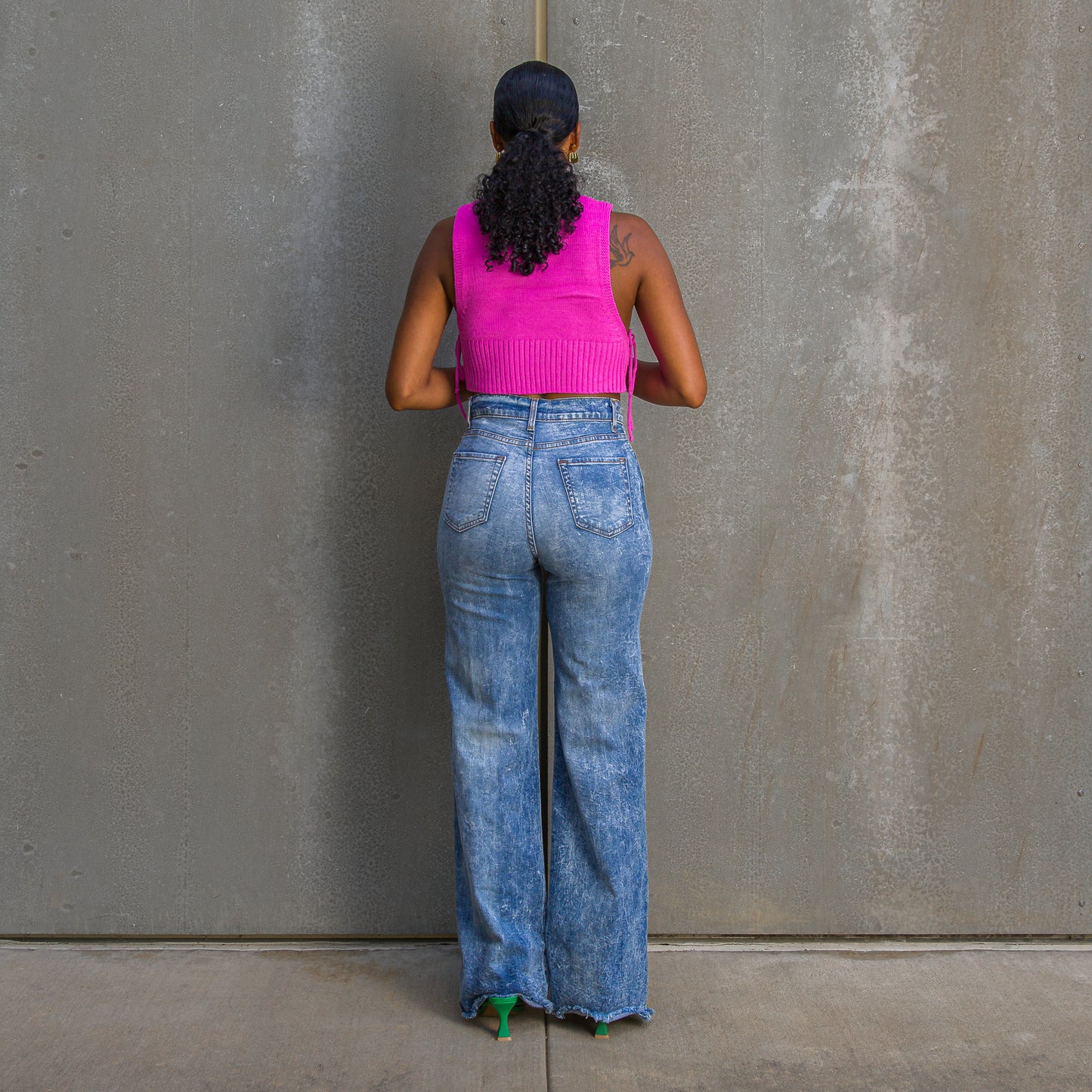 "Double Take" Crop Top